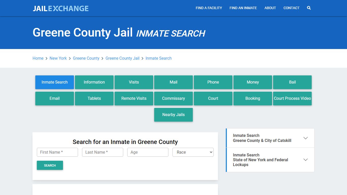 Greene County Jail, NY Inmate Search: Roster & Mugshots